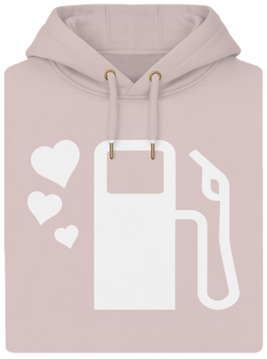 Plnou prosím unisex mikina premium Rose Chalk