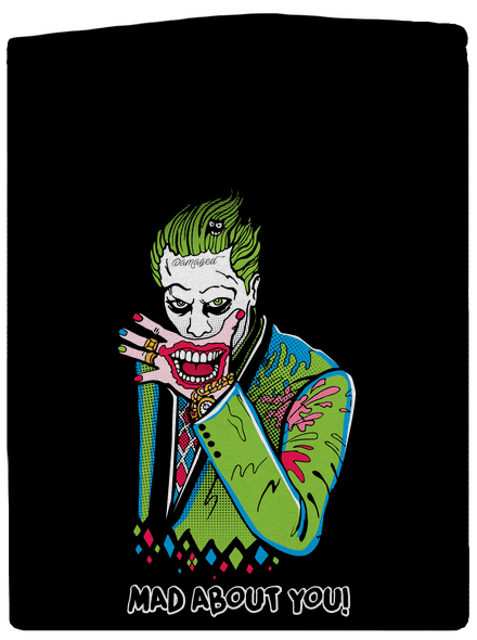 Joker a Harley pánská mikina na zip Black
