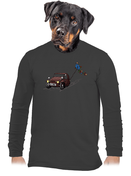 Hadrák pánské dlouhý rukáv Dark Grey