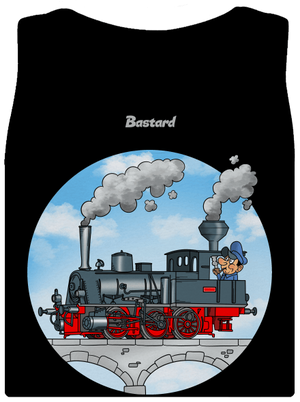 Kouř z komína dámské tílko klasické Black