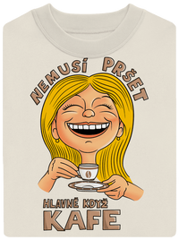 unisex mikina bez kapuce