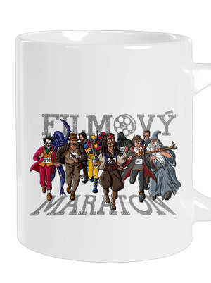 Filmový maraton velký hrnek White