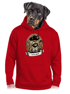 B14: S čerty nejsou žerty pánská mikina klokanka Red