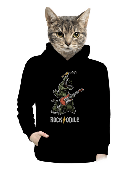 Rockodile dámská mikina klokanka Black