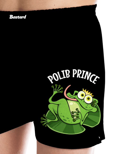 Polib princeznu a prince pánské trenky Black