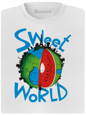 Sweet World dámské sportovní tričko White