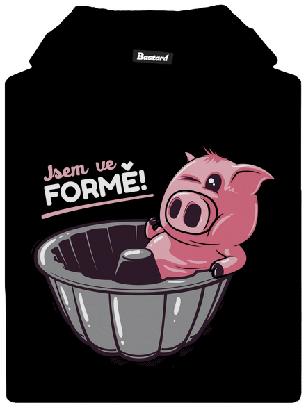 Ve formě dětská mikina klokanka Black