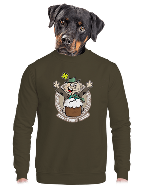 unisex mikina bez kapuce