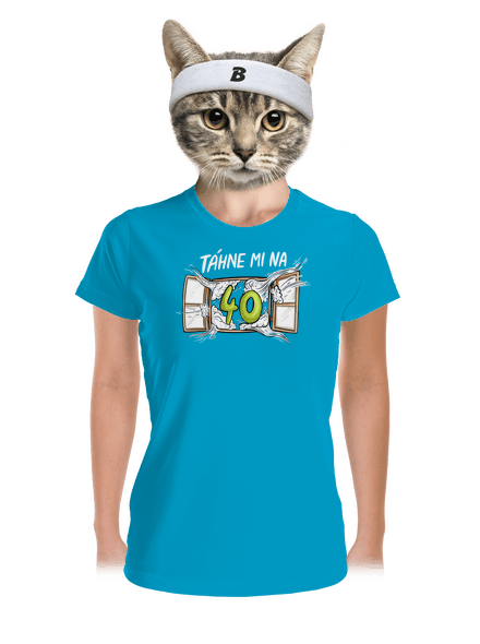Táhne mi na dámské sportovní tričko Blue Atol