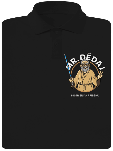Mr. Dědaj pánská polokošile Black
