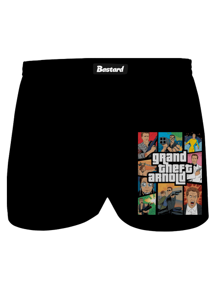 Grand Theft Arnold pánské trenky Black