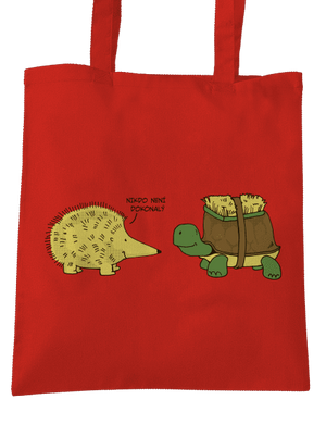 Želva s ježkem taška Bright Red