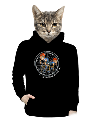 Cyklistický horoskop: Blíženci dámská mikina klokanka Black