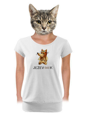 dámské tričko s lemem