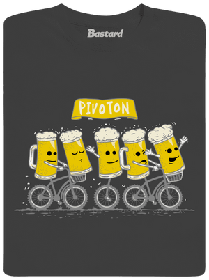 Pivoton pánské dlouhý rukáv Dark Grey