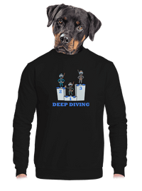 unisex mikina bez kapuce