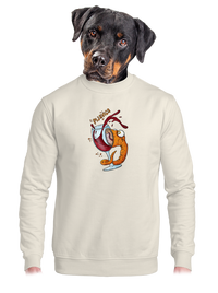 unisex mikina bez kapuce