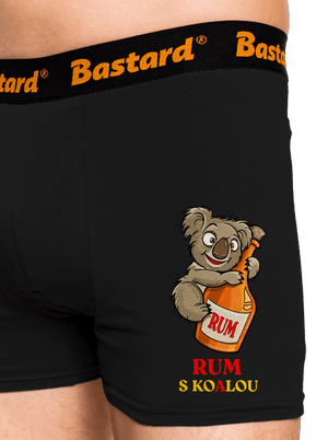 Rum s koalou boxerky Black