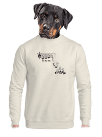 unisex mikina bez kapuce