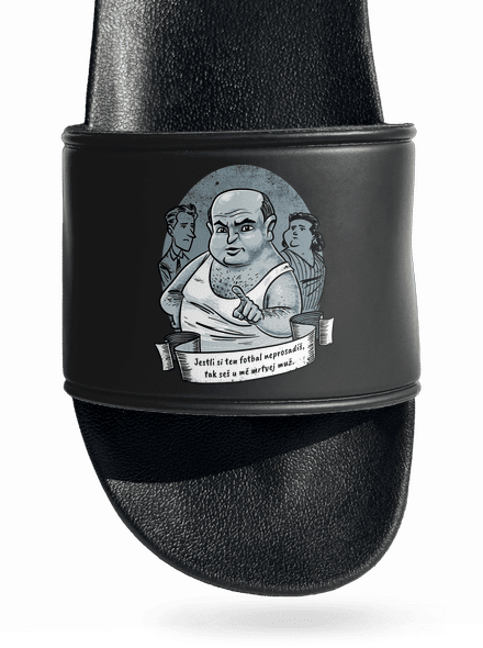 B14: Ecce Homo Homolka pantofle Black