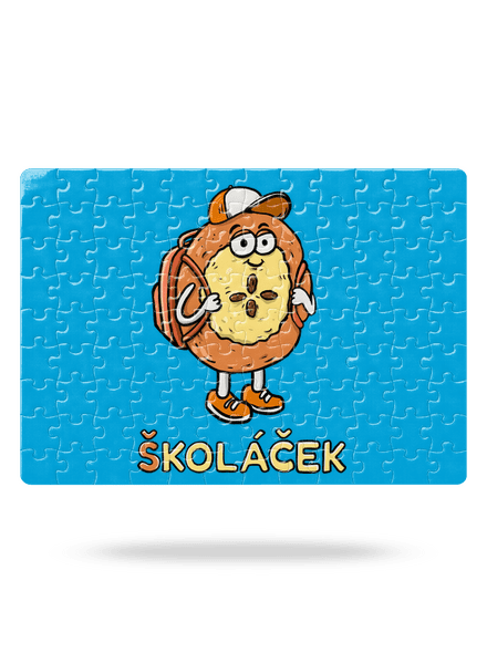 Školáček puzzle White