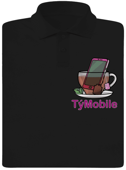 TýMobile pánská polokošile Black