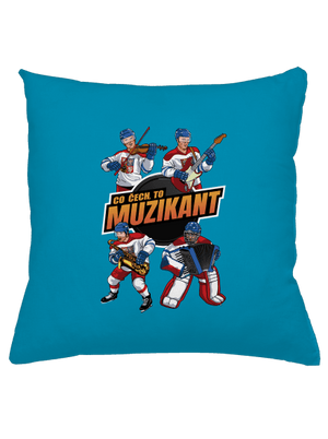 Co Čech, to hokejista polštář Blue Turquoise