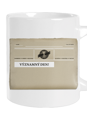 Věštecké listy velký hrnek White