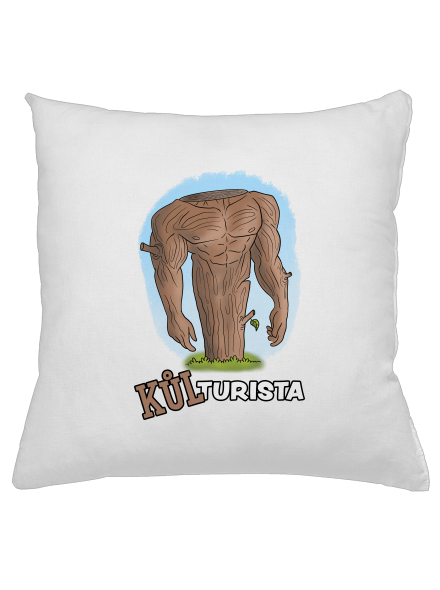 Kůlturista polštář White