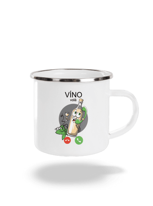 Bílé víno volá plecháček White