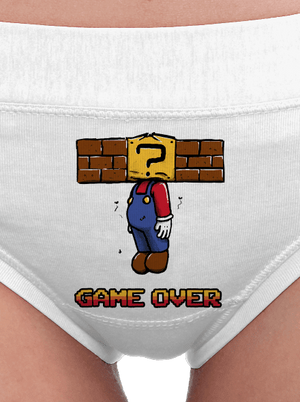 Game over dámské kalhotky White