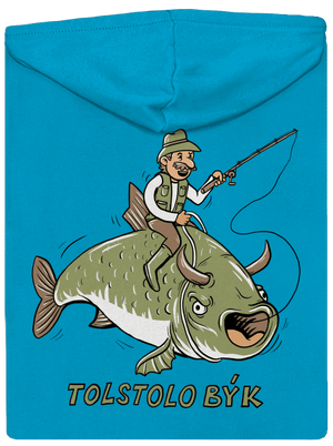 Tolstolobýk dámská mikina na zip Blue Atol