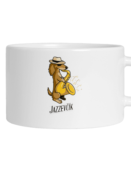 Jazzevčík hrnek makronka White
