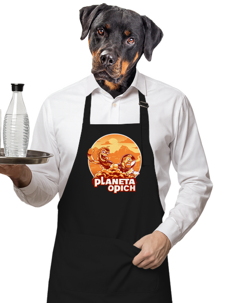 Planeta opich zástěra Black