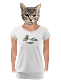 dámské tričko s lemem