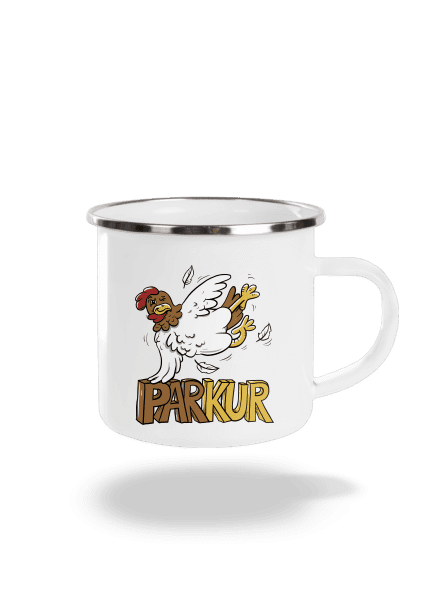 Parkur plecháček White