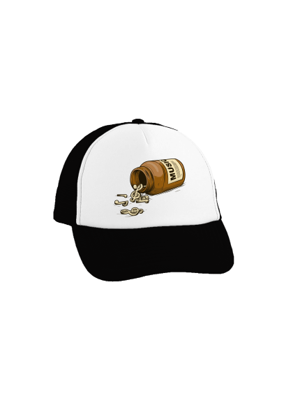 Music Pills kšiltovka truckerka Black cap