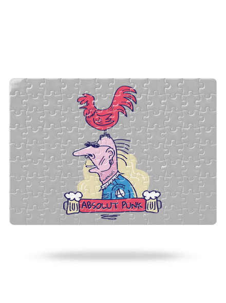 Absolut Punk puzzle White