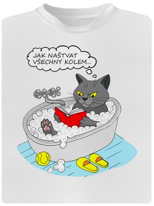 Jak všechny naštvat dětské sportovní tričko White