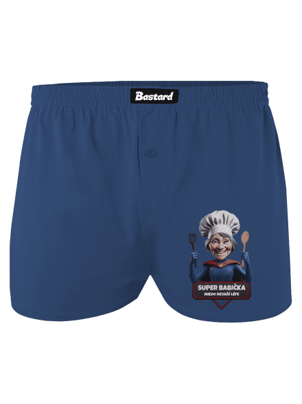 Super babička pánské trenky Blue