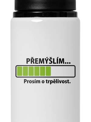 Přemýšlím lahev na vodu White