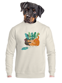 unisex mikina bez kapuce