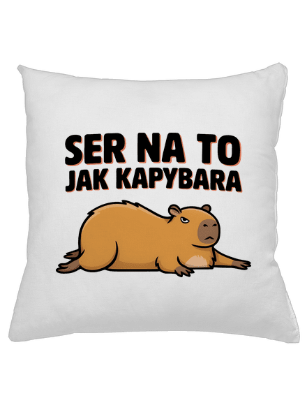 Jak kapybara polštář White