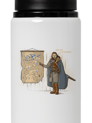 Winter lahev na vodu White