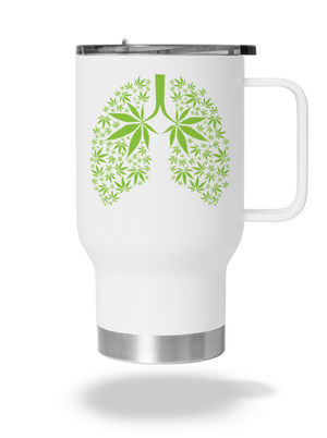 Ganja plíce termohrnek White