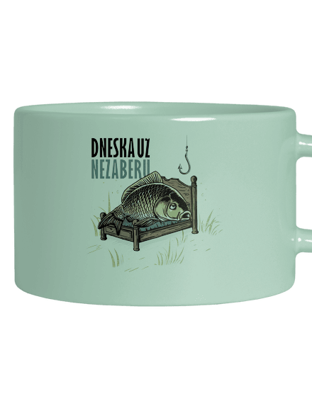Dneska už nezaberu hrnek makronka Mint Macaron