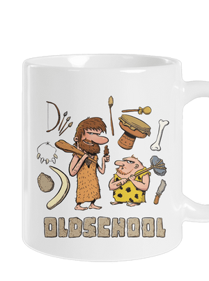 Oldschool klasický hrnek White