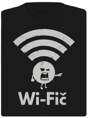Wifič dámské sportovní tričko Black