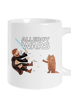 Allergy Wars klasický hrnek White