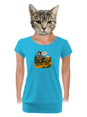 dámské tričko s lemem